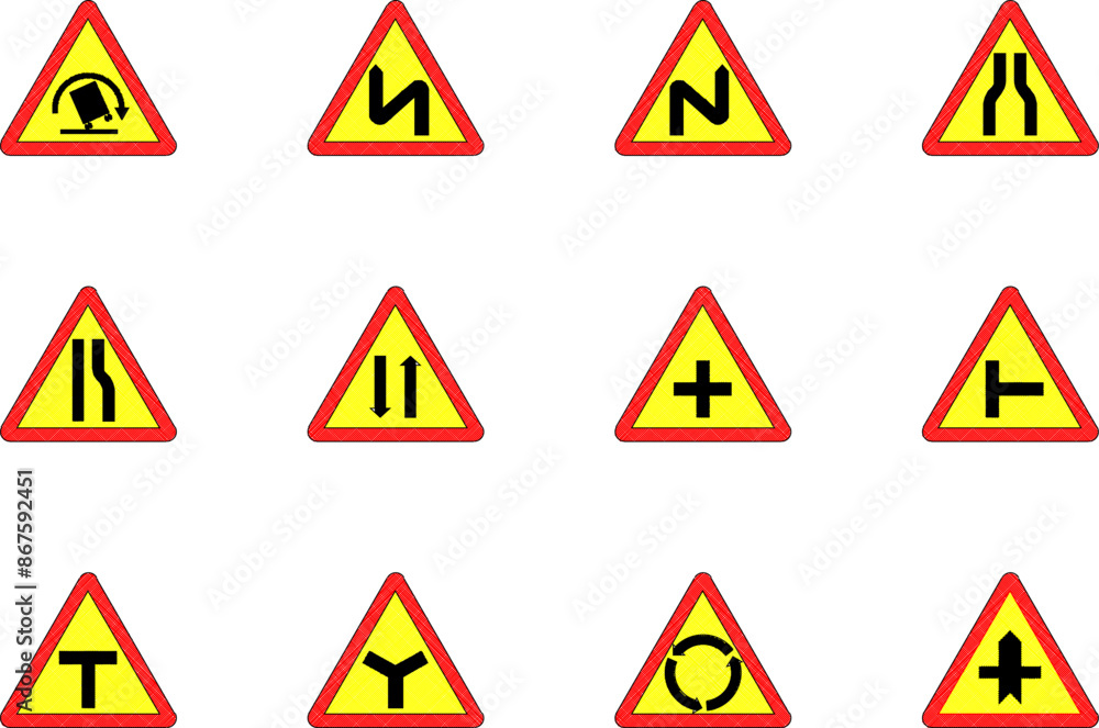 Sketch illustration silhouette vector drawing detail design icon logo symbol traffic sign on highway Sketch illustration silhouette vector drawing detail design icon logo symbol traffic sign on highway