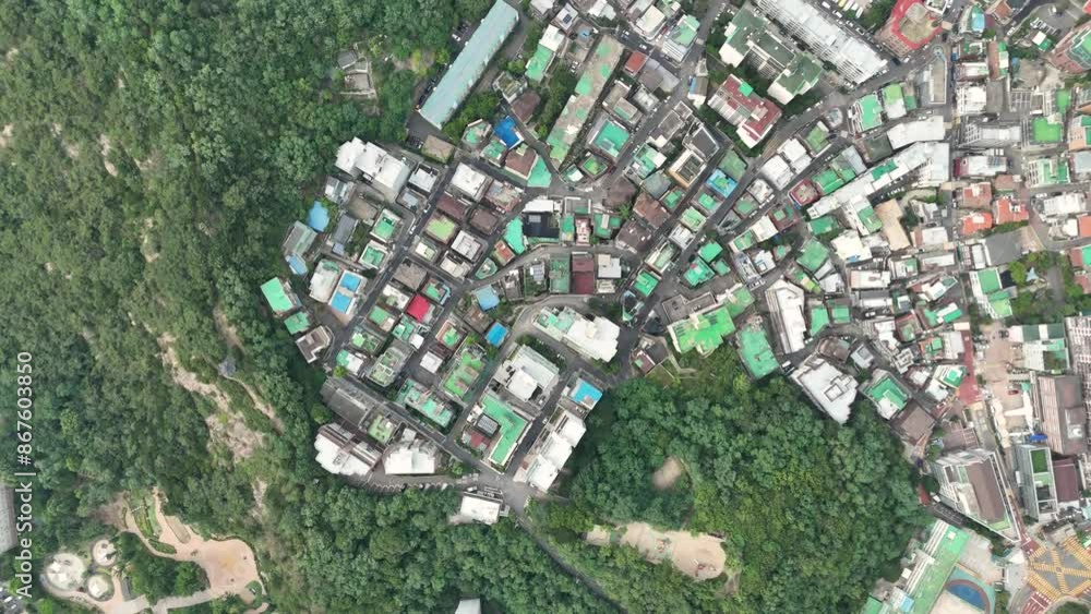 cityscape of an old town