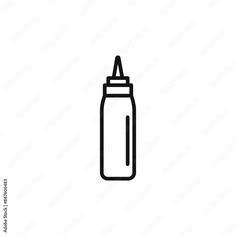 Sauce Bottle Icon Set Culinary Condiment Illustrations for Cooking and Food Projects Sauce Bottle Icon Set Culinary Condiment Illustrations for Cooking and Food Projects