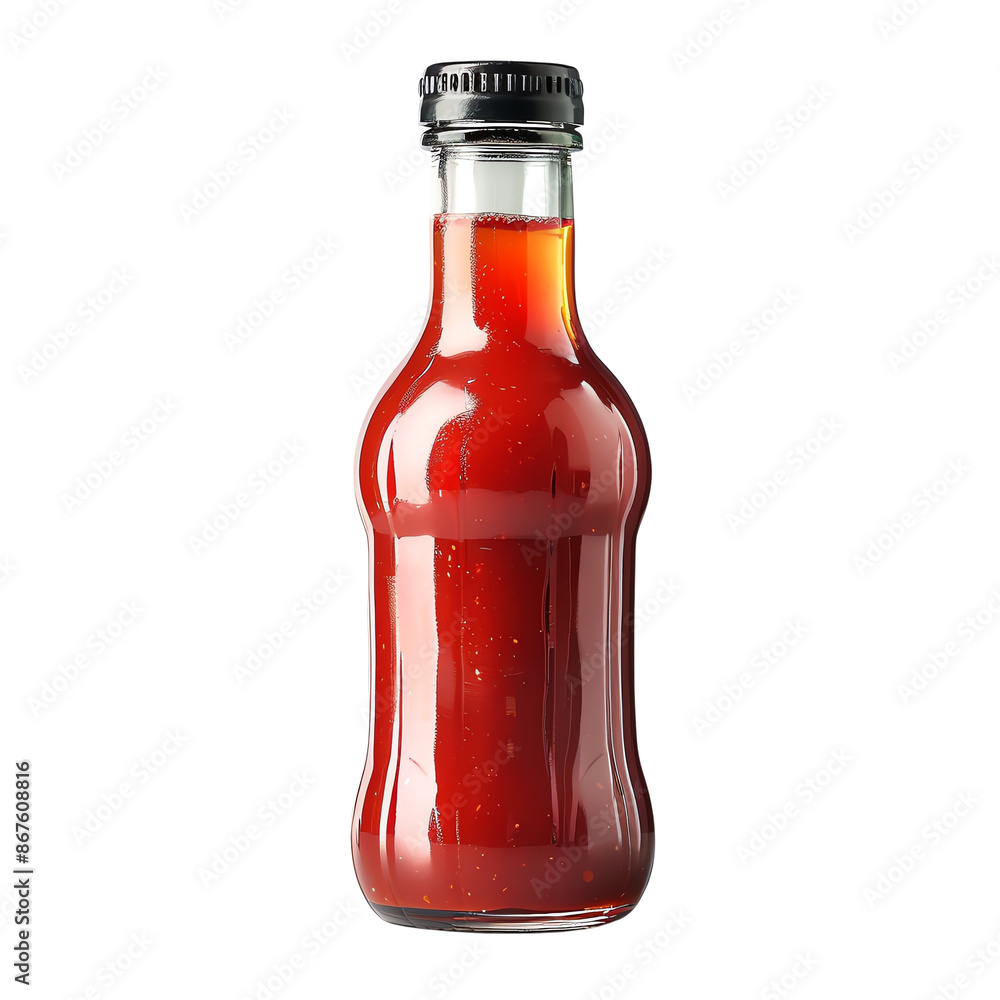 The bottle of ketchup isolated on transparent background. The bottle of ketchup isolated on transparent background.