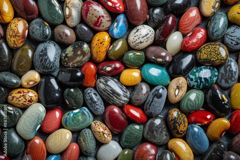 A Colorful Collection of Kidney Beans A Colorful Collection of Kidney Beans