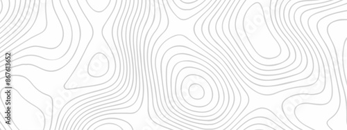 Abstract lines background Contour maps Vector illustration. Geographic grid map Abstract wave paper curved reliefs background. Relief contour of terrain. Topographic map pattern.