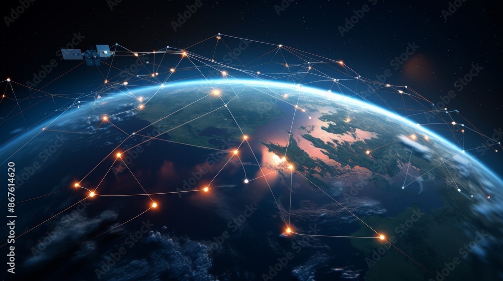 Stunning Landscapes and Space Technology Scenes. Stunning Landscapes and Space Technology Scenes.