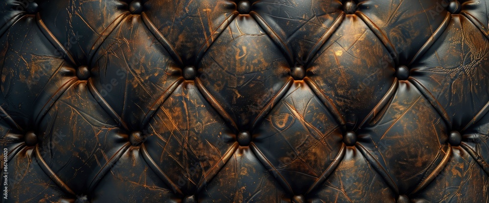 Fototapeta premium Discuss The Integration Of Faux Leather Textured Wallpapers In Adding Sophistication, Wallpapers HD