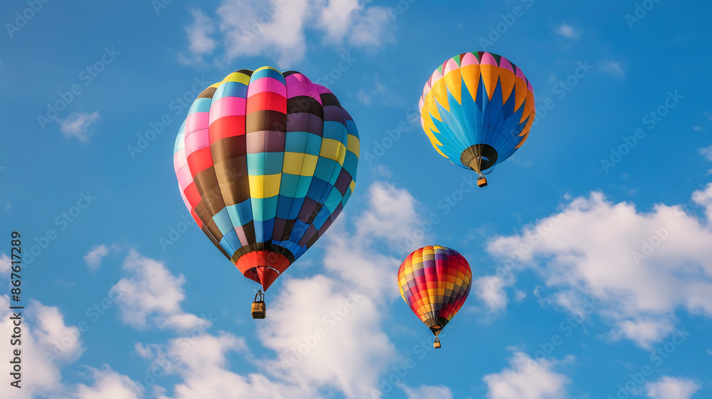 National Hot Air Balloon Day: Colorful Hot Air Balloons Soaring Representing Freedom and Adventure National Hot Air Balloon Day: Colorful Hot Air Balloons Soaring Representing Freedom and Adventure