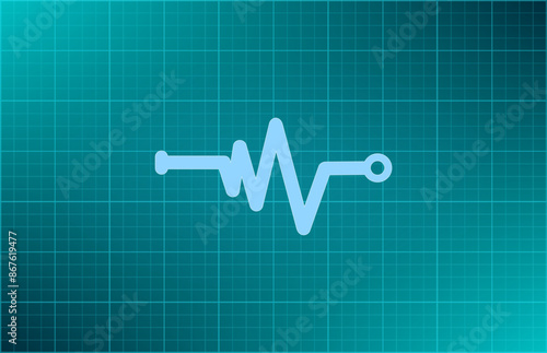 Vector illustration on blue background.