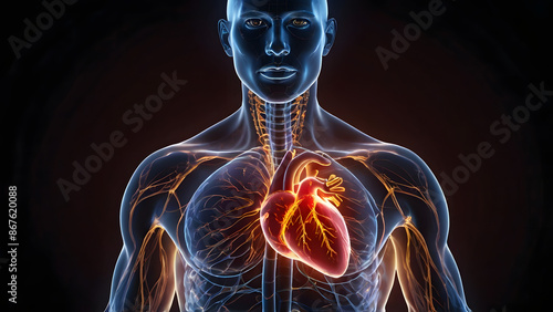 3d rendered illustration of a human body