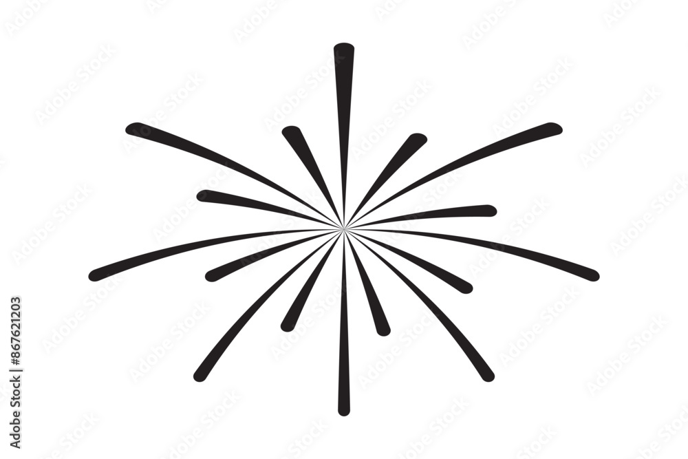 vector two gradient sunbursts illustration