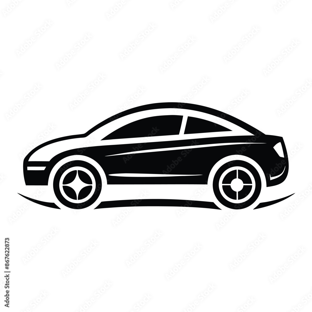 car silhouette on white background. Vehicle icons set view from side, front, back, and top, car logo vector design. car silhouette on white background. Vehicle icons set view from side, front, back, and top, car logo vector design.