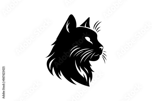 cat silhouette vector illustration eps