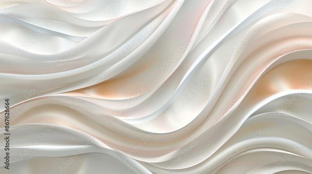 Obraz premium Minimalistic abstract space background with white and gray geometric patterns and subtle gradient effects, ideal for modern design projects, technology presentations, and futuristic concept art