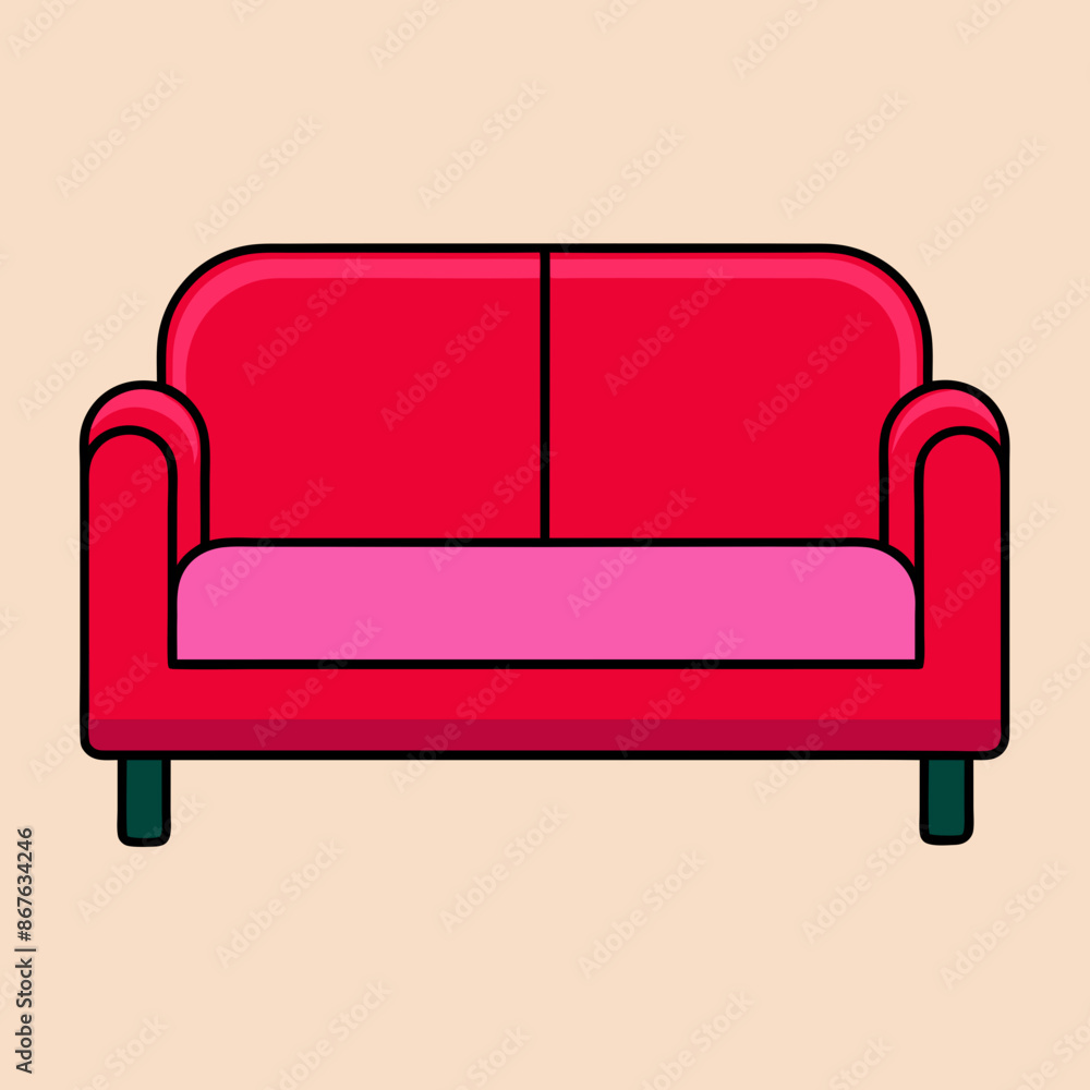Sofa vector illustration Sofa vector illustration