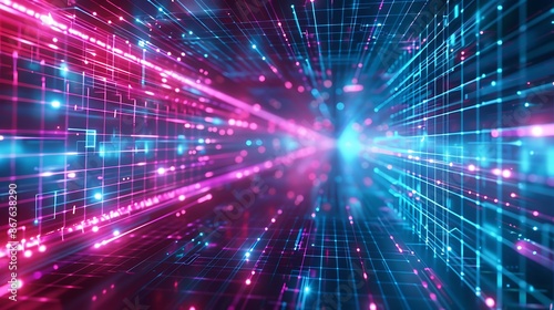 Wallpaper Mural Futuristic Cyber Monday Banner with Dynamic Design, High-Tech Elements and Exciting Discounts Torontodigital.ca