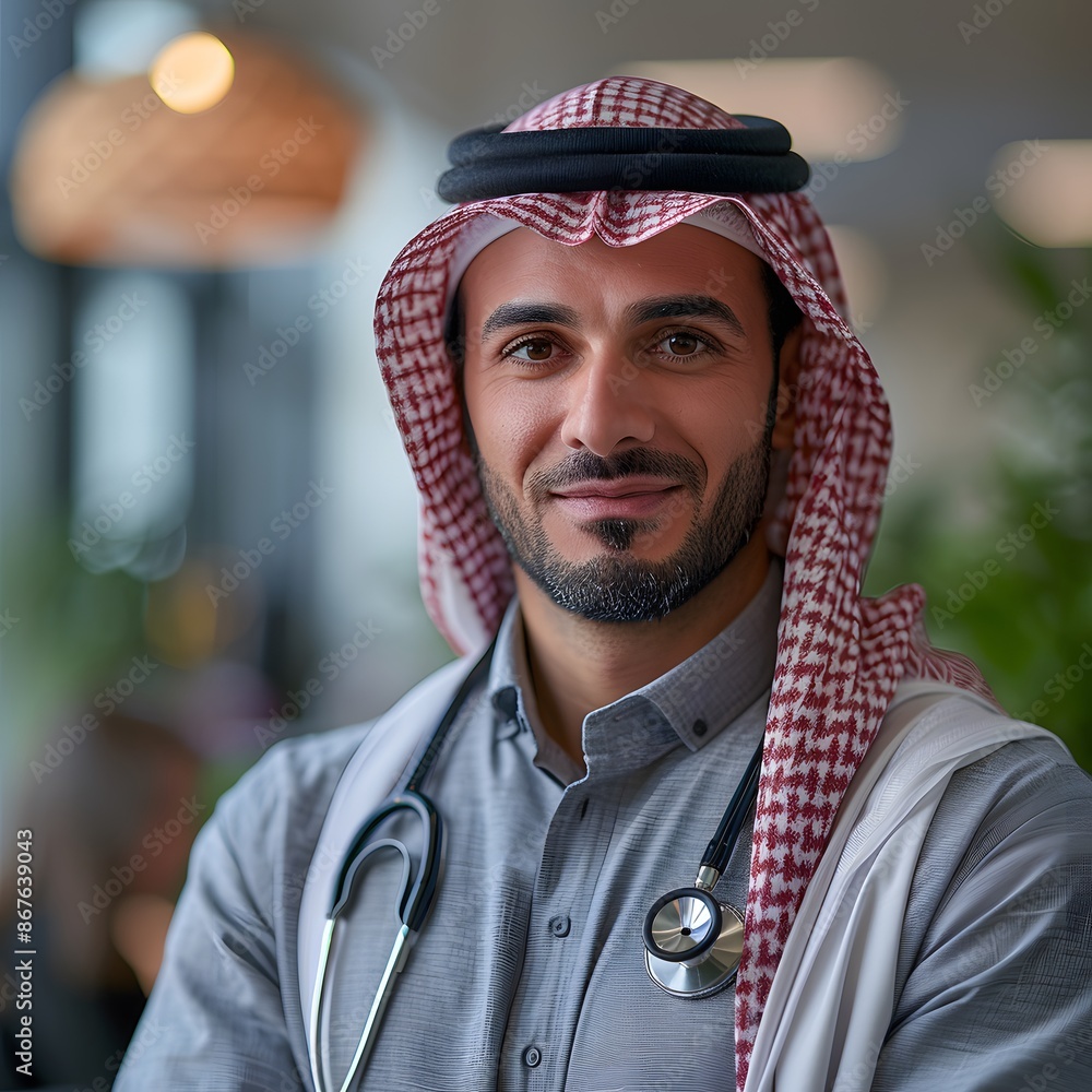 Portrait of a Confident Arab Doctor Portrait of a Confident Arab Doctor