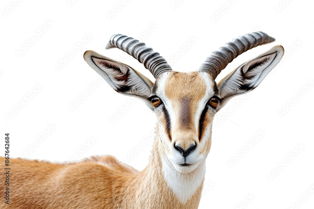 gazelle on isolated background gazelle on isolated background