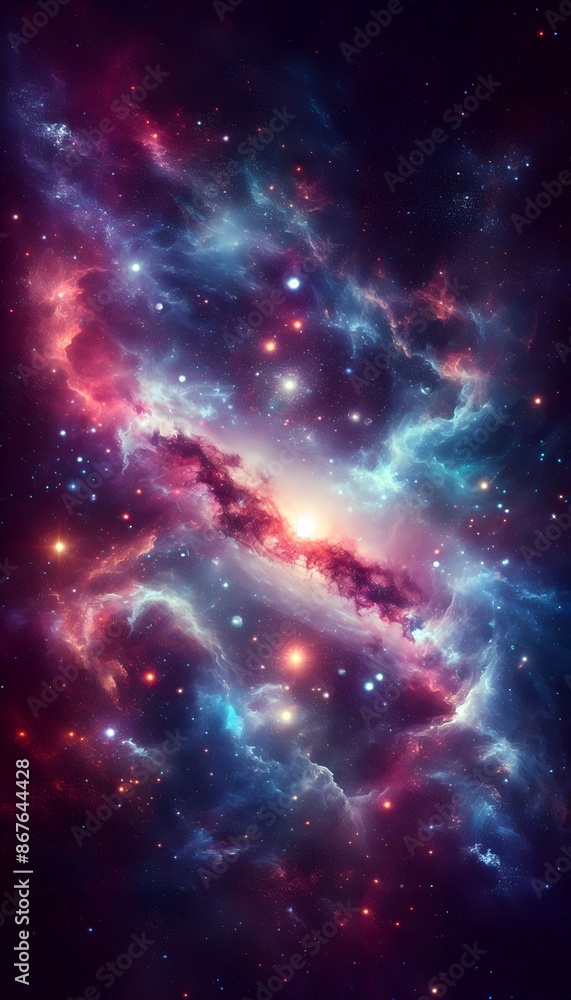 Fototapeta premium background with stars