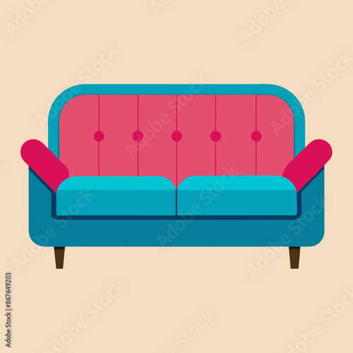 Sofa vector illustration 