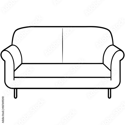 Sofa vector illustration 