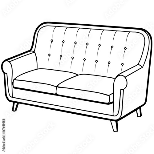 Sofa vector illustration 