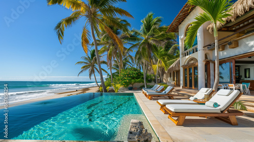 Beachfront villa for rent