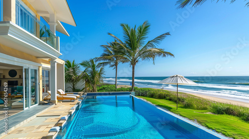 Beachfront villa for rent