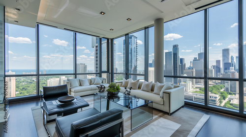 Luxury condo with city view for sale