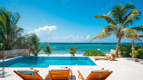 Beachfront villa for rent