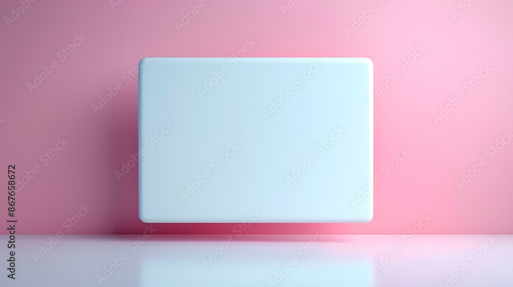 Fototapeta premium A blank business banner template with a clean, minimalist design and neutral colors, ideal for professional use and branding purposes.