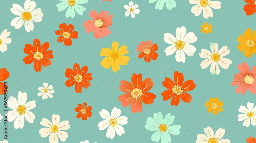 fresh and refined flower pattern, background illustration fresh and refined flower pattern, background illustration