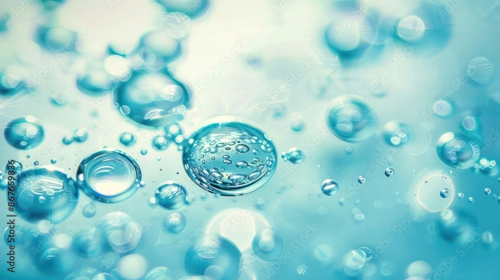 Air bubbles in water floating clarity Air bubbles in water floating clarity