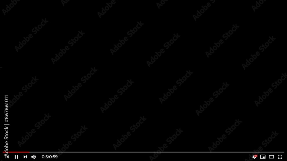 Video player. Animation of the program interface, alpha channel. Transparent background. Video player. Animation of the program interface, alpha channel. Transparent background.