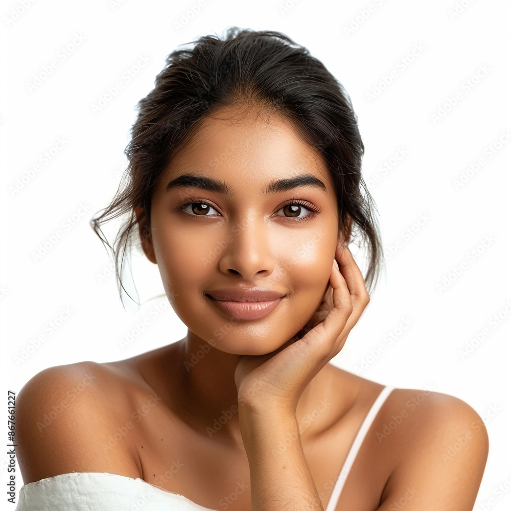 Beauty Korean Asian women spa skin healthy on 100% isolate white background. Beauty Korean Asian women spa skin healthy on 100% isolate white background.