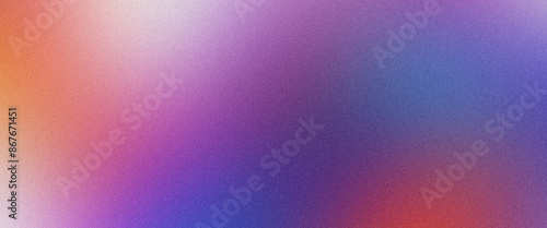 Grainy gradient background fading from purple to orange