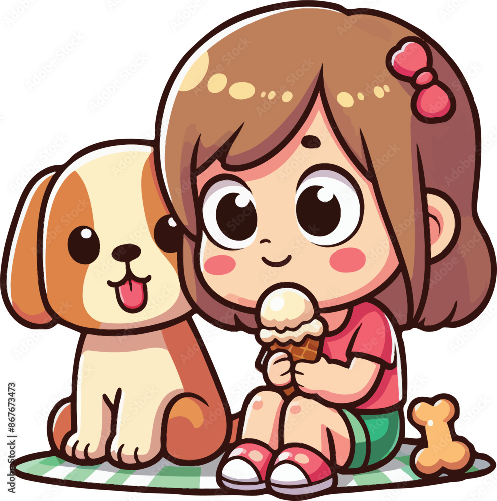 Obraz premium International Friendship Day Vector Sticker Design.