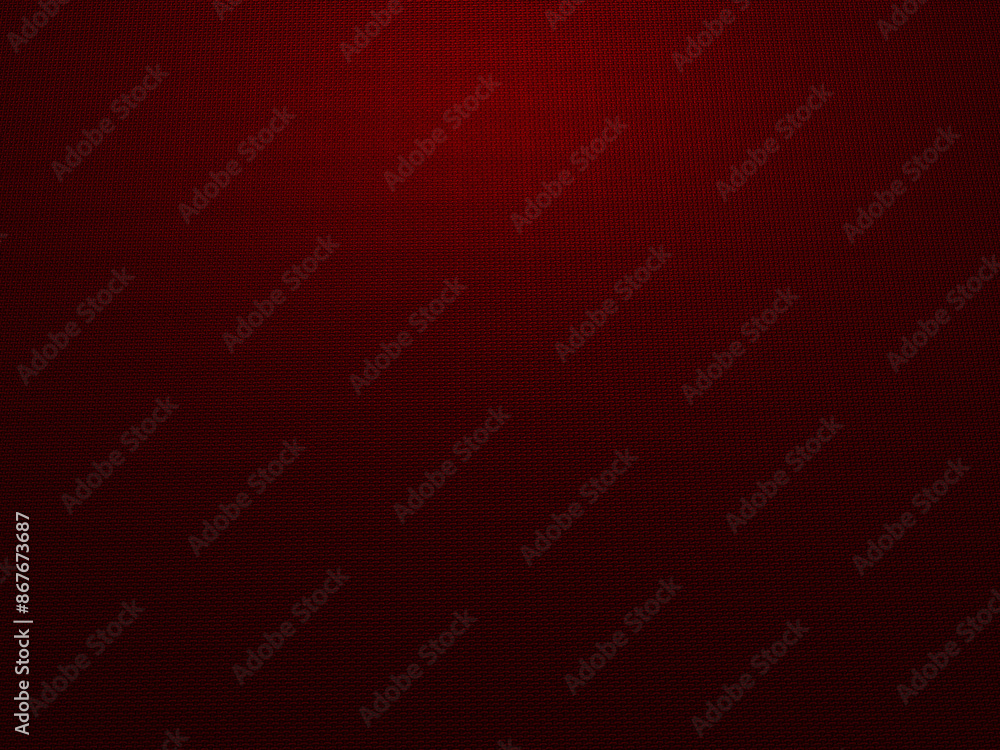 Fototapeta premium Red canvas background, cgi