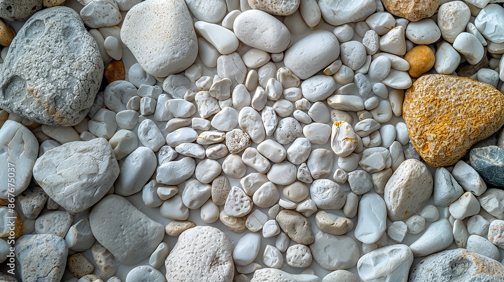 wide top view photo wallpaper of white color pebble stones wide top view photo wallpaper of white color pebble stones