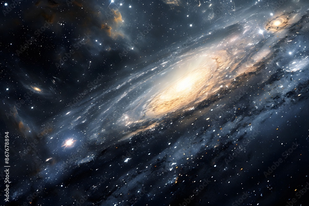 Stunning Spiral Galaxies in Deep Space Stunning Spiral Galaxies in Deep Space