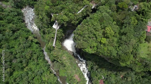 Pailon Del Diablo waterfall, Ecuador