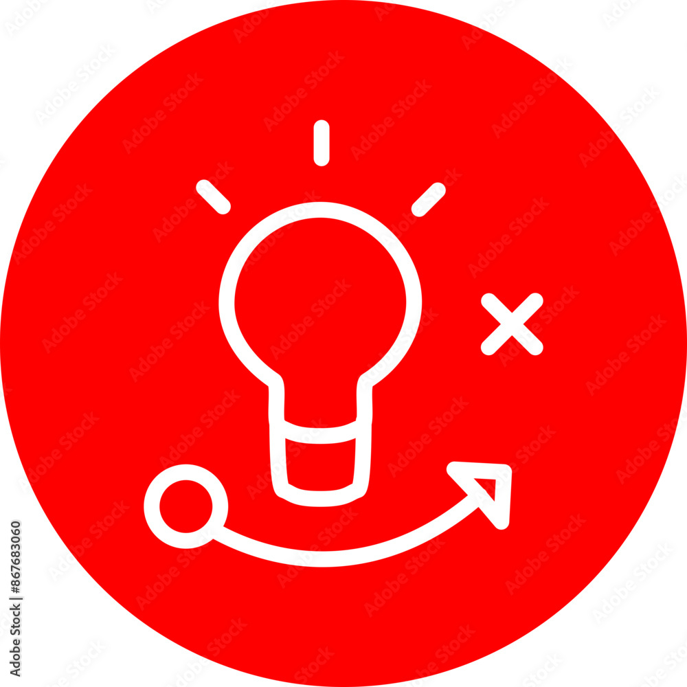 Learning Strategies Vector Line White Circle Red Learning Strategies Vector Line White Circle Red