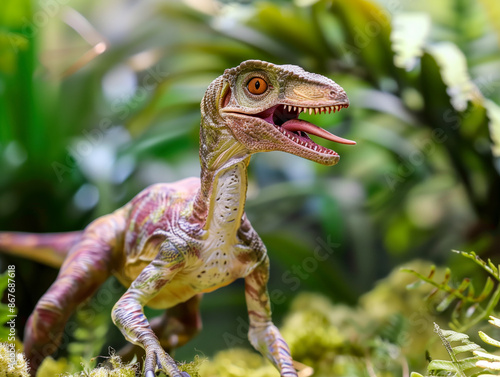 Compsognathus in the habitat photo