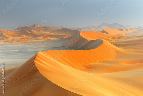 Fototapeta Naklejka Na Ścianę i Meble -  rolling sand dunes professional photography