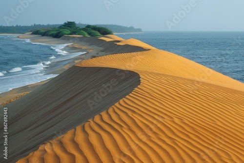 Fototapeta Naklejka Na Ścianę i Meble -  rolling sand dunes professional photography