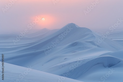 Fototapeta Naklejka Na Ścianę i Meble -  rolling sand dunes professional photography