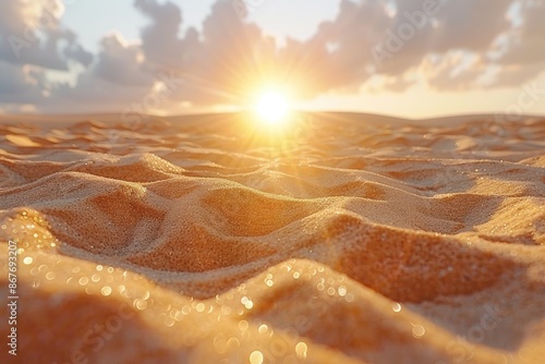 Fototapeta Naklejka Na Ścianę i Meble -  rolling sand dunes professional photography