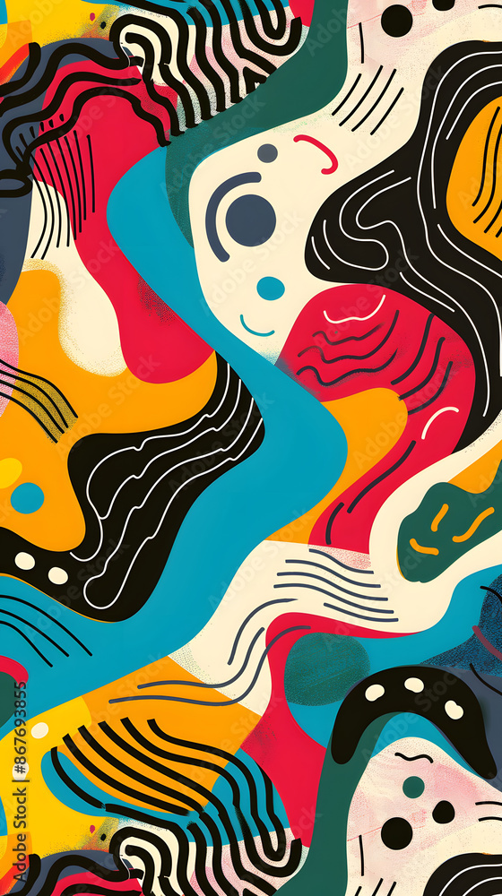 Colorful pop abstract artistic background Colorful pop abstract artistic background