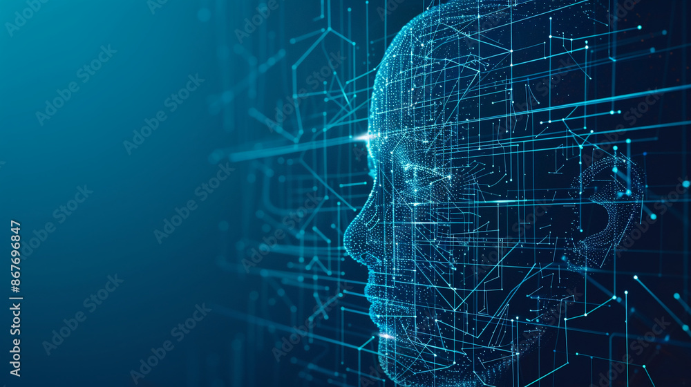 Obraz premium masthead background image on cybersecurity theme