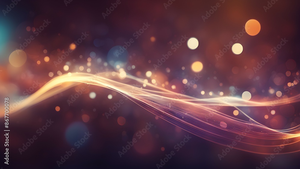 A colorful wave of light is shown in the image A colorful wave of light is shown in the image
