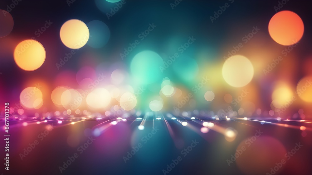 Obraz premium A computer generated image of a cityscape with a blue and pink background