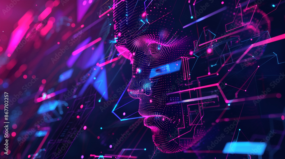 Obraz premium masthead background image on cybersecurity theme