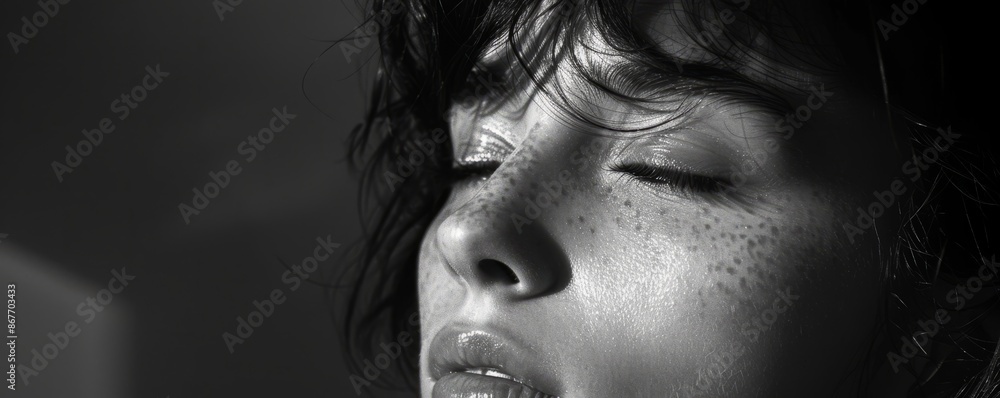 A person lost in thought, their gaze distant and contemplative. A person lost in thought, their gaze distant and contemplative.